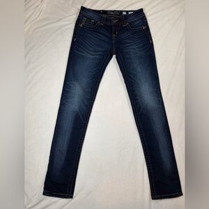 Miss Me Dark Blue Skinny Jeans